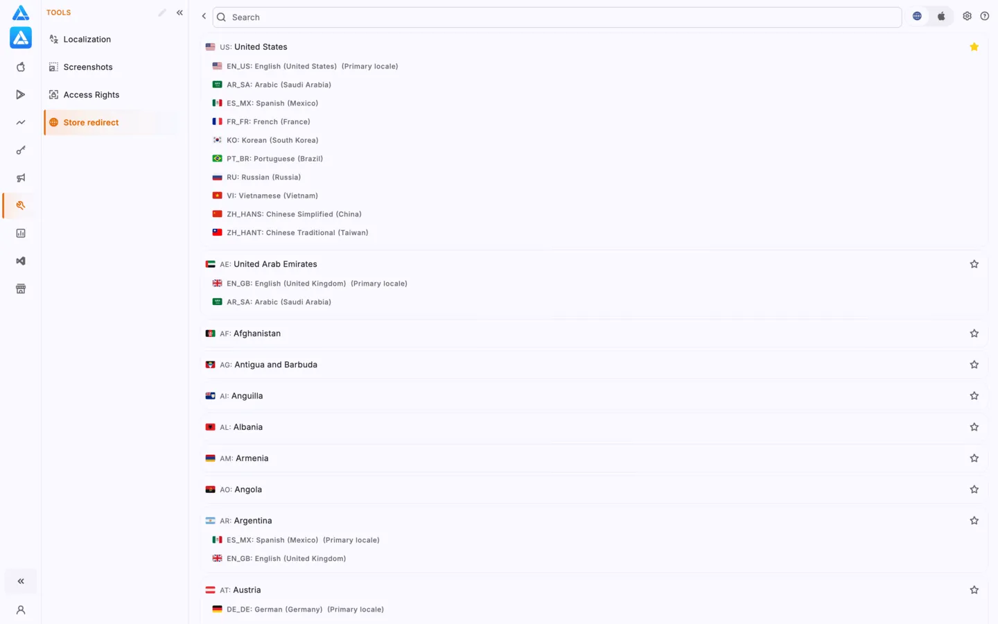 iTunes Country Switcher